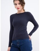 Max&Co. Pulover slim fit de lana Osanna - Bleumarin