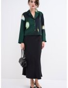 Max&Co. Sacou cu model si maneci lungi - Verde/Bleumarin