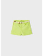Mayoral Blugi scurti cu o curea - Verde lime
