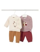 Mayoral Set 2 compleuri pentru copii 2 perechi pantaloni de trening - 2 bluze - multicolor