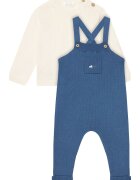Mayoral Set pulover si salopeta albastru/crem