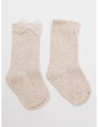 Mayoral Sosete lungi tricotate cu funda decorativa - Bej melange