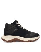 Merrell Ghete sport barbati Coal Tempo Sol Mid - piele naturala - negru