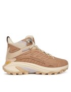 Merrell Ghete trekking dama Hazel Moab Speed 2 Mid Wat - bej - piele naturala