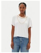 Met Tricou dama - Alb