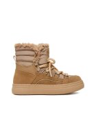 Mexx Ghete de iarna - piele naturala - maro camel