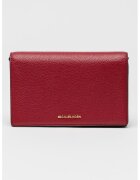 Michael Kors Geanta crossbody de piele Jet Set - Violet tyrian