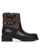 MICHAEL Michael Kors Botine dama Piele naturala - Negru/Maro