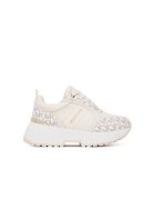 MICHAEL Michael Kors Pantofi copii - adidasi - piele ecologica - bej vanilie