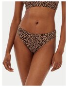 MICHAEL Michael Kors Slip de baie pentru femei negru - bej