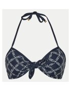 MICHAEL Michael Kors Sutien de bikini dama bleumarin/alb
