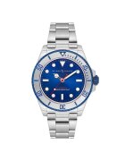 Milano X Change Ceas barbatesc model MXG1117 - 43mm - curea din otel - 5 ATM - albastru/argintiu