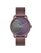 Milano X Change Ceas dama MEX1167 38mm - violet - curea textila - rezistent la apa 3 ATM