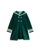 Mini Rodini Rochie casual fete verde - maneca lunga
