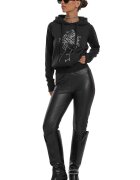 Mister tee Hanorac cu imprimeu si maneci raglan - Negru