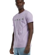 Mister tee Tricou din bumbac cu imprimeu - Lila
