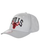 Mitchell  Ness Sapca Baseball Barbati - NBA Bulls - MN-NBA-INTL597-CHIBUL-GRY - Reglabila - Stilata Si Confortabila - Ideala Pentru Uz Zilnic - Rezistenta - Cu Logo Imprimat - Marime Universala - Gri