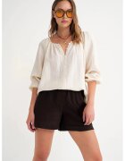 Mixray Bluza dama - muselina - natural - textil