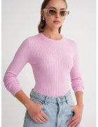 Mixray Bluza dama - top mulat - roz pudrat - jerseu