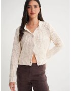 Mixray Cardigan - Bej - Tricot -