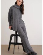 Mixray Compleu dama - supradimensionat - gri inchis - tricot -