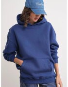 Mixray Hanorac dama - supradimensionat - gluga - bleumarin - textil