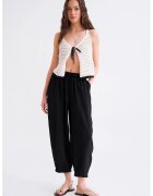 Mixray Pantaloni dama - Salwar Fit negru - textil - Negru