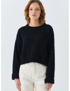 Mixray Pulover dama - Negru - Tricot -