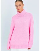 Mixray Pulover dama - Roz pudrat - Tricot -