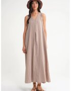 Mixray Rochie maxi decolteu in V - maro - textil