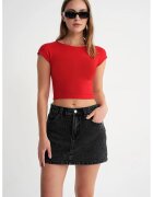 Mixray Tricou scurt dama - rosu