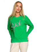MOE Bluza . Cu Verde - Verde