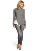 MOE Bluza dama - Bumbac/Poliester - Gri 98792