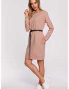 MOE Rochie cu curea reglabila - - Roz prafuit