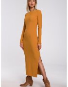 MOE Rochie \ Poliester / Elastan - Galben