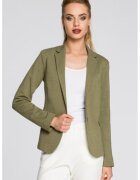 MOE Sacou cambrat - inchis cu nasture - - Verde