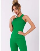 MOE Top din tricotaj - - Verde