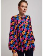 MOODO Camasa floral - Negru