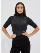 MOODO Golf negru cu fir metalic - Negru