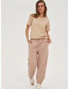 MOODO Pantaloni de training bej - Maro