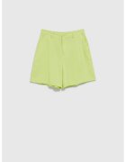MOODO Pantaloni scurti dama - Poliester\In - Verde - Verde