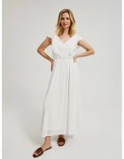 MOODO Rochie midi alba - Alb