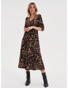MOODO Rochie midi maro - Coffee