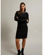 MOODO Rochie tricotata neagra ajustata - Negru