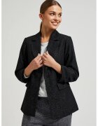 MOODO Sacou negru cu maneci 3/4 - Negru