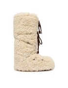 Moon Boot Ghete dama L007 - Ecru - material sintetic