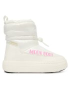 Moon Boot Ghete de zapada fete - alb/roz