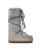 Moon Boot Ghete Silver Icon Glitter - piele ecologica - argintii