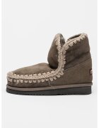 Mou Ghete slip-on de piele intoarsa cu captuseala de lana Eskimo 18 - Gri carbune