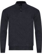 Must Pulover barbati - S8212 - guler scurt - bleumarin - 60% poliester - 35% bumbac - 5% elastan